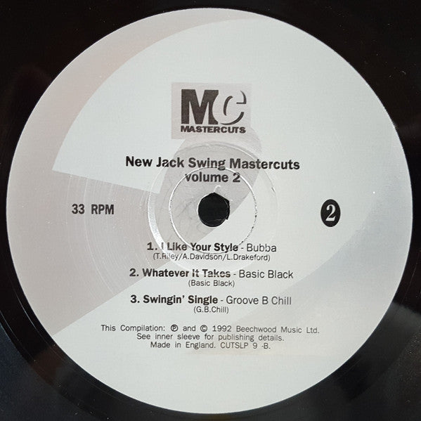 New Jack Swing Mastercuts Volume 2