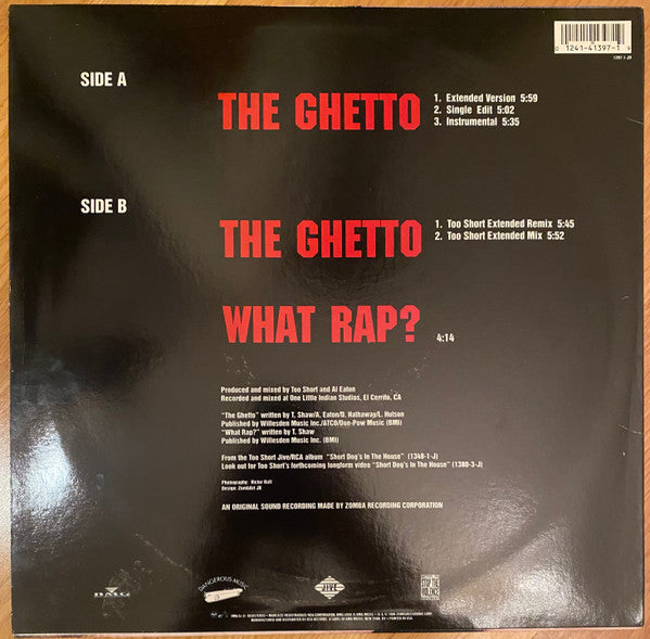 Master Release: The Ghetto by Too Short