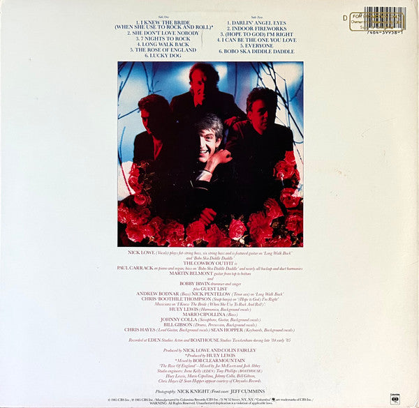 Release: The Rose Of England-Vinyl-US-1985-FC 39958, 39958-655007