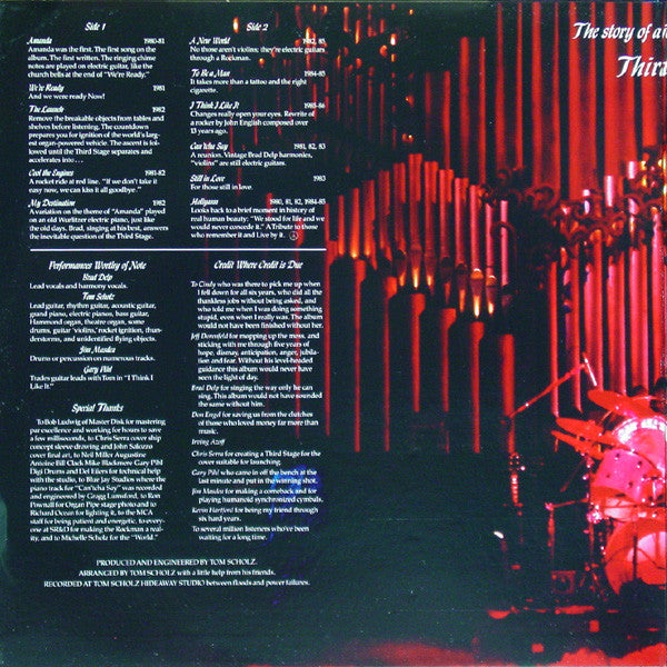 Release: Third Stage-Vinyl-US-1986-MCA-6188-850430