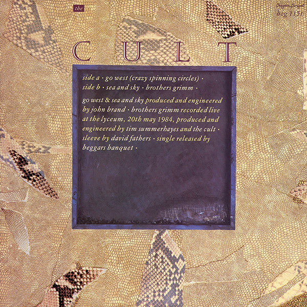 Master Release: Go West (Crazy Spinning Circles) by The Cult