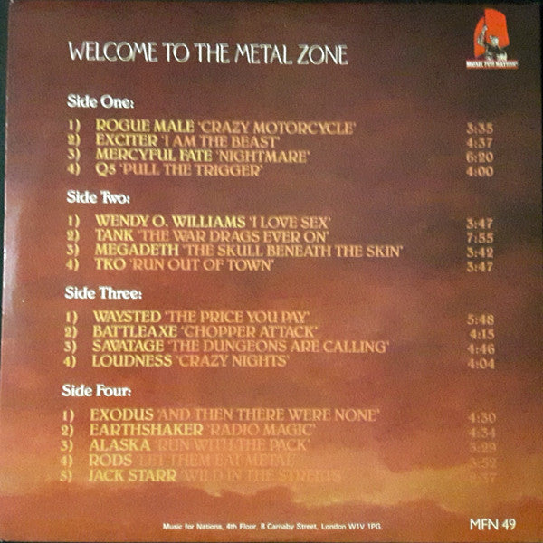 Master Release: Welcome To The Metal Zone by Various