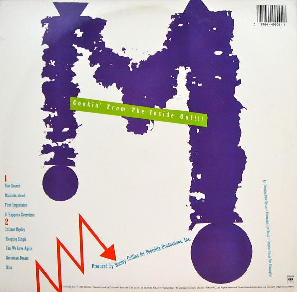 Release: Cookin' From The Inside Out!!!-Vinyl-US-1987-BFC 40909, C 40909-209218