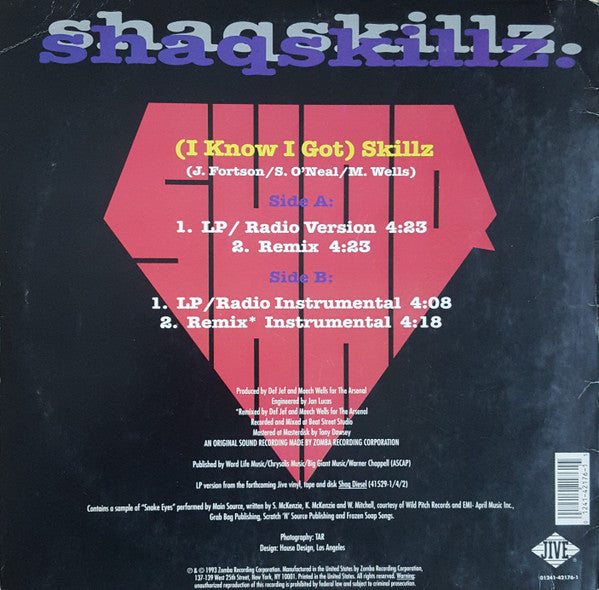 Master Release: (I Know I Got) Skillz by Shaquille O'Neal