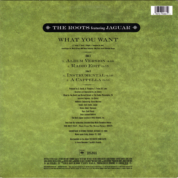 Master Release: What You Want by The Roots