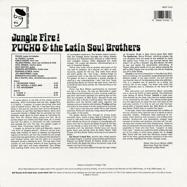 Master Release: Jungle Fire! by Pucho & His Latin Soul Brothers