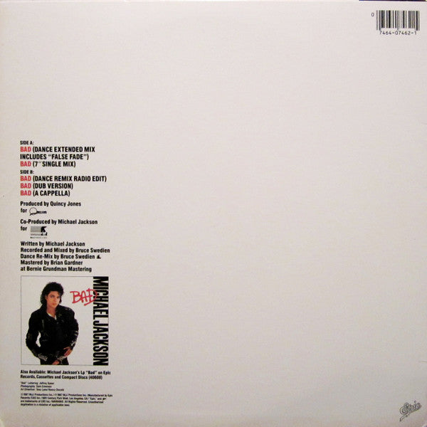 Release: Bad-Vinyl-US-1987-49 07462-438326