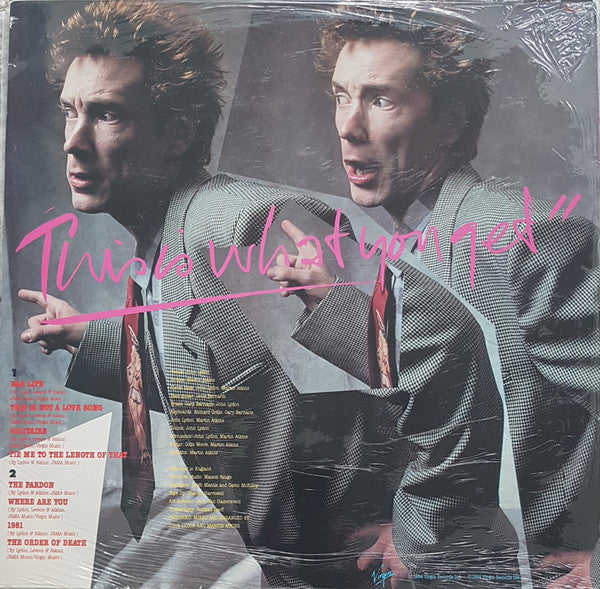Release: This Is What You Want... This Is What You Get-Vinyl-UK-1984-V 2309, V2309-480597
