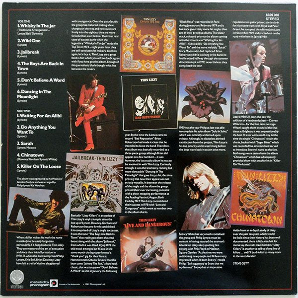 Master Release: Lizzy Killers by Thin Lizzy