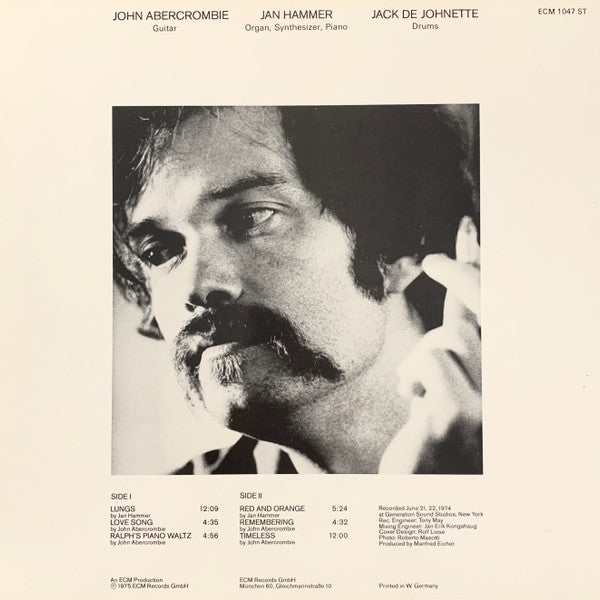 Release: Timeless-Vinyl-Germany-None-ECM 1047 ST-974393