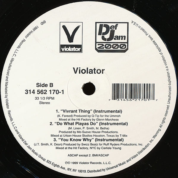 Release: Vivrant Thing-Vinyl-US-1999-314 562 170-1, 314 562 170-1-345650