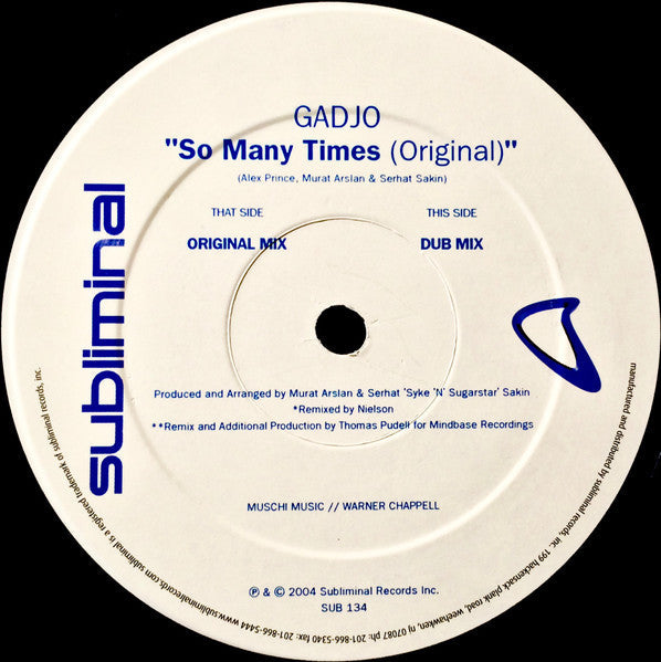Release: So Many Times-Vinyl-US-2004-SUB 134-328794
