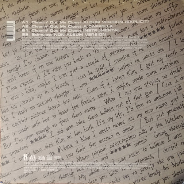 Master Release: Cleanin' Out My Closet by Eminem