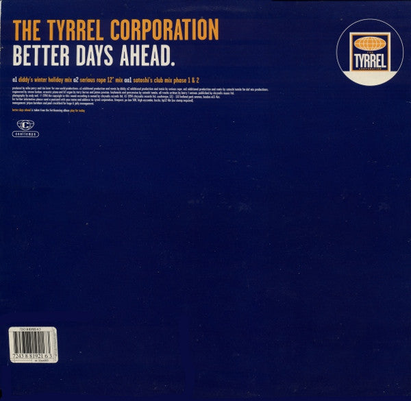 Release: Better Days Ahead-Vinyl-UK-1994-12cool303-457301