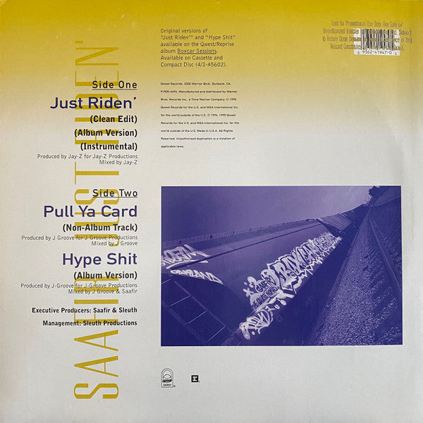 Release: Just Riden'-Vinyl-US-1994-0-41947-242392