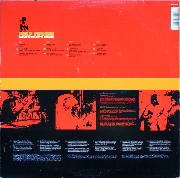 Release: Pulp Fusion: Revenge Of The Ghetto Grooves (1970s Funky Jazz & Tough Original Breaks)-Vinyl-UK-1998-HURTLP018-586615