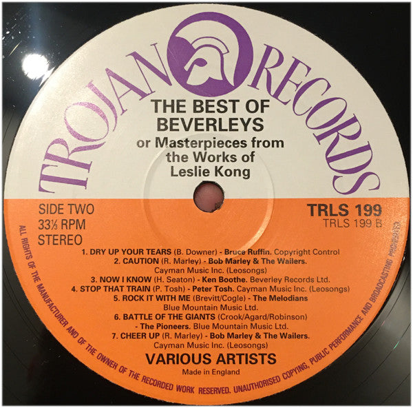 The Best Of Beverley's Records (Or Masterpieces From The Works Of Leslie Kong)