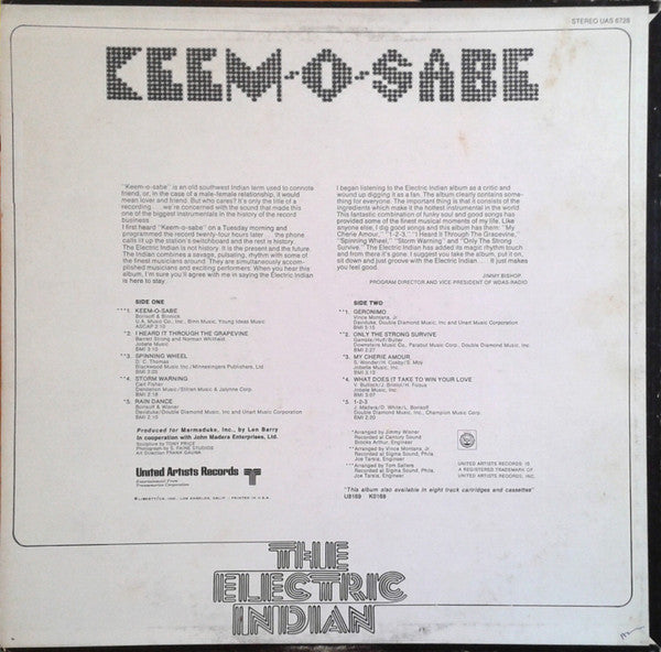 Master Release: Keem-O-Sabe by The Electric Indian