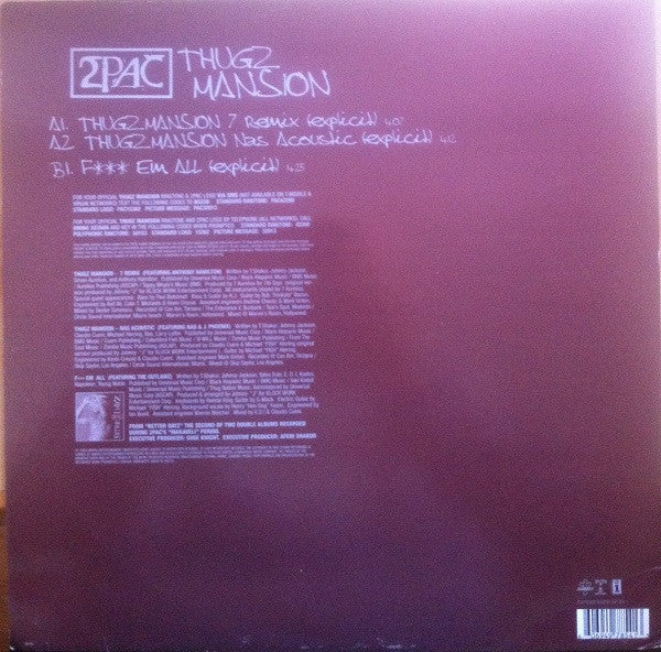 Master Release: Thugz Mansion by 2Pac