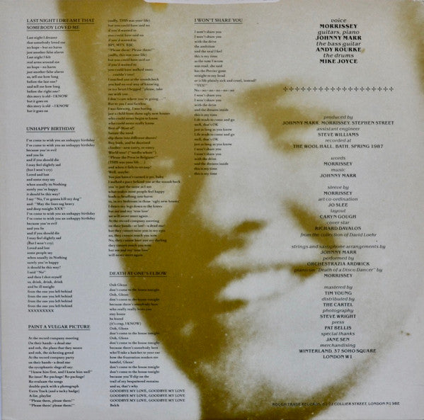 Release: Strangeways, Here We Come-Vinyl-UK-1987-ROUGH 106-373250