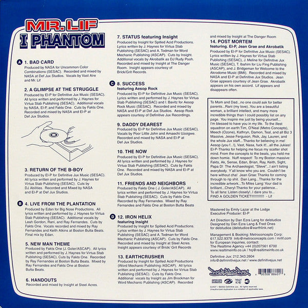 Release: I Phantom-Vinyl-US-2002-DJX37-103382