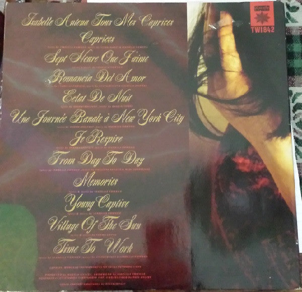 Release: Tous Mes Caprices-Vinyl-Belgium-1988-TWI 842-762616