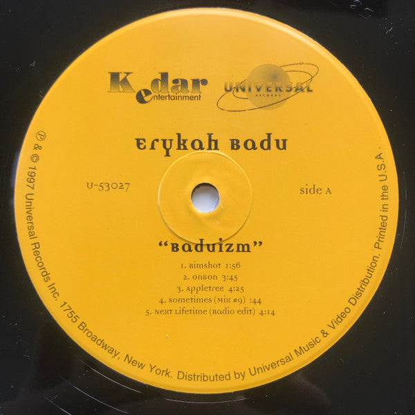 Master Release: Baduizm by Erykah Badu