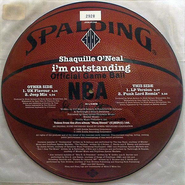 Master Release: I'm Outstanding by Shaquille O'Neal