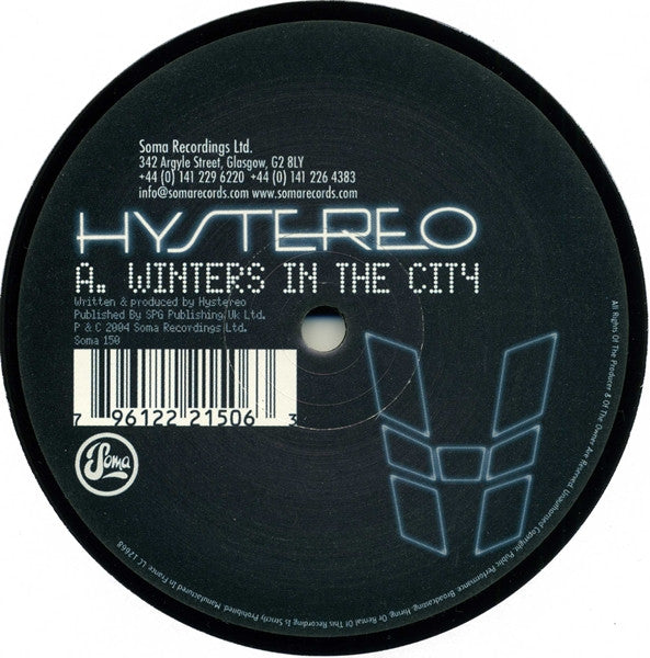 Release: Winters In The City / Corporate Crimewave-Vinyl-UK-2004-SOMA 150-307137