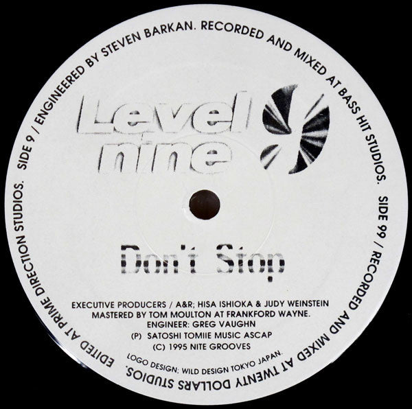 Release: Don't Stop-Vinyl-US-1995-KNG-28-284737