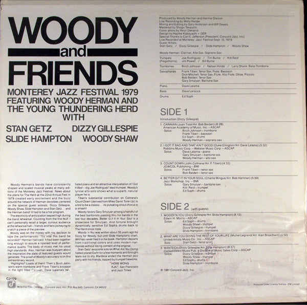 Release: Woody And Friends-Vinyl-US-1981-CJ-170-770723
