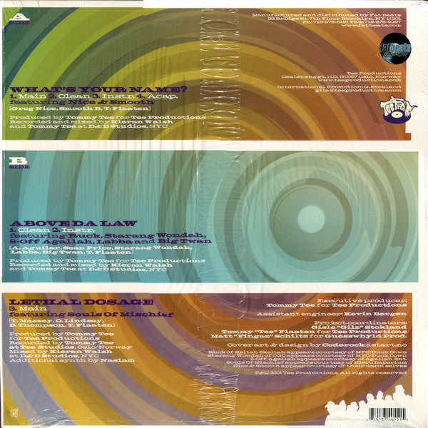 Release: What's Your Name? / Above Da Law / Lethal Dosage-Vinyl-US-2001-TEEUS011204-268205
