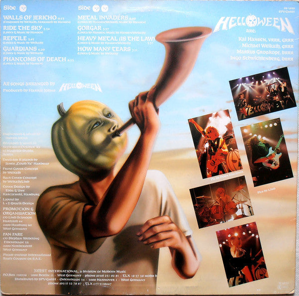 Release: Walls Of Jericho-Vinyl-Germany-1985-N 0032, 08-1699-581933