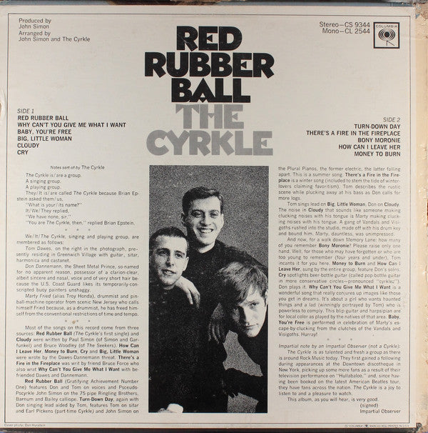 Master Release: Red Rubber Ball by The Cyrkle