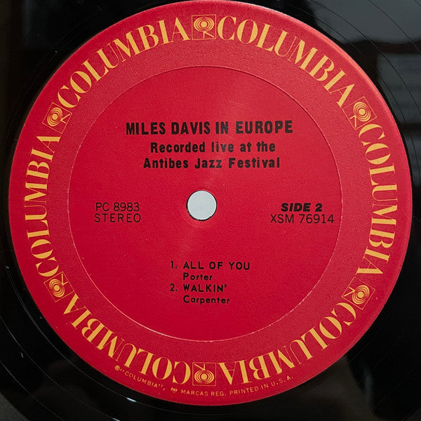 Miles Davis In Europe