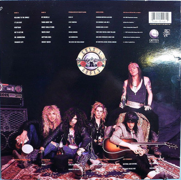 Release: Appetite For Destruction-Vinyl-US-1987-XXXG 24148, GHS 24148, GHS 24148-383777