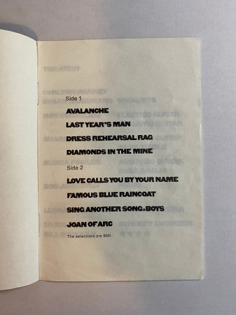 Songs Of Love And Hate