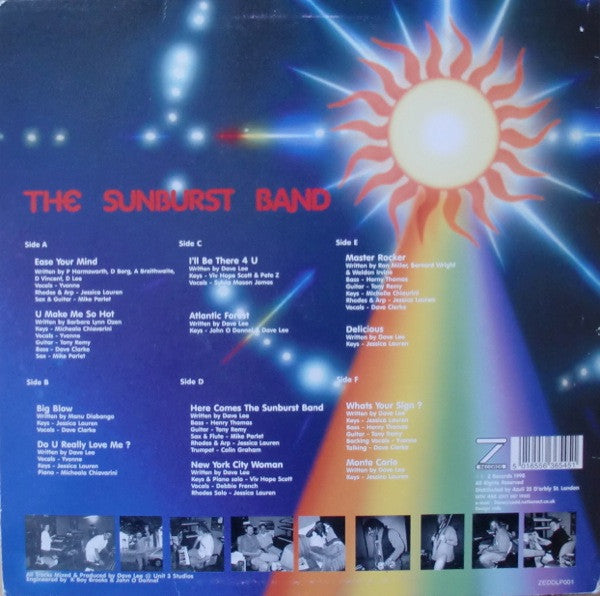 Release: Here Comes The Sunburst Band-Vinyl-UK-1998-ZEDDLP001-132376