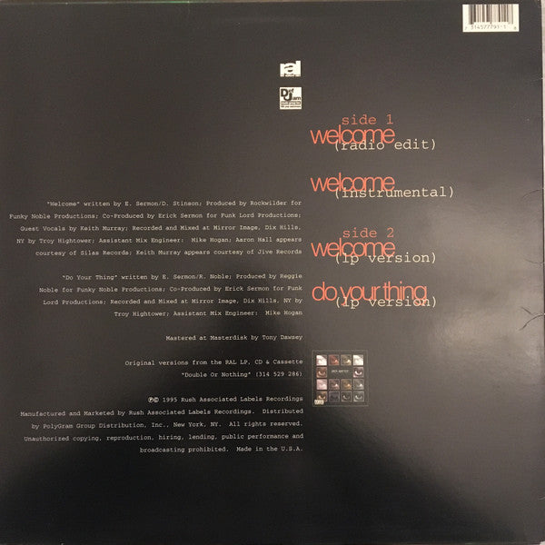 Master Release: Welcome by Erick Sermon