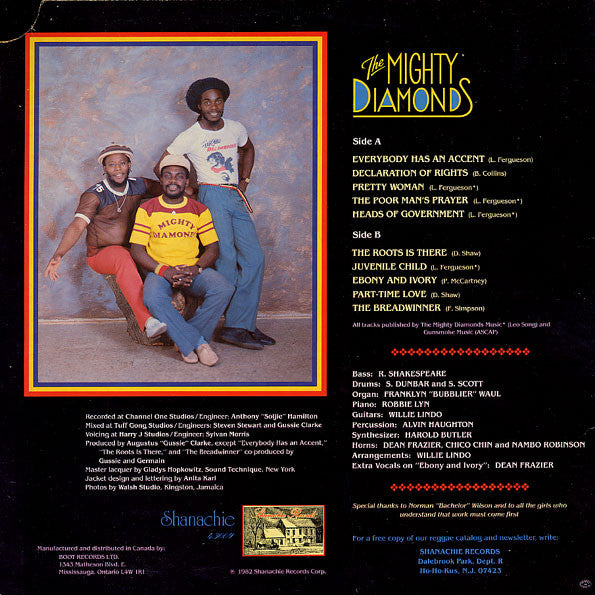 Release: The Roots Is There-Vinyl-US-1982-Shanachie 43009-560546