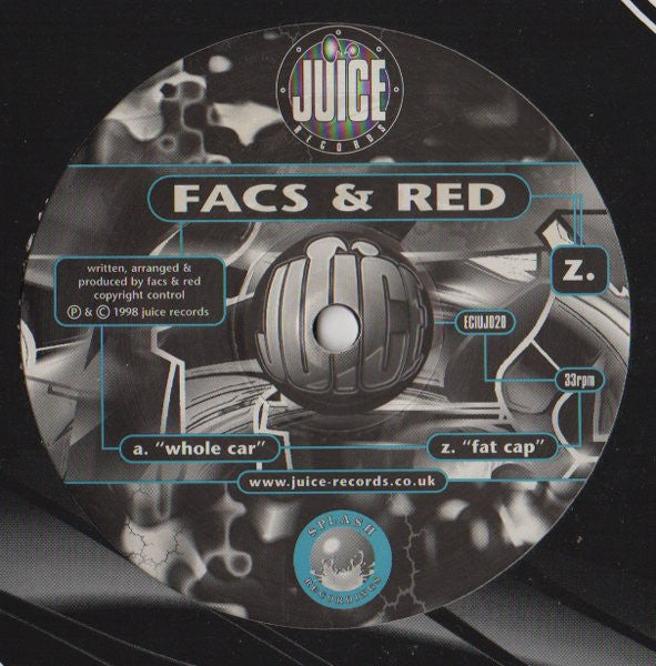 Release: Whole Car / Fat Cap-Vinyl-UK-1998-ECIUJ020-112035