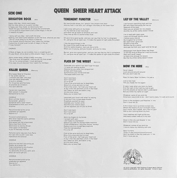 Sheer Heart Attack = シアー・ハート・アタック