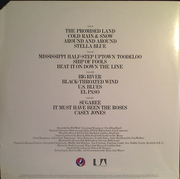 Release: Steal Your Face-Vinyl-US-1976-GD-LA620-J2/GD-104, GD-LA620-J2 GD-104-657340