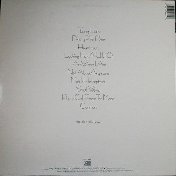 Release: Young Lions-Vinyl-US-1990-7 82099-1, 82099-1-690083