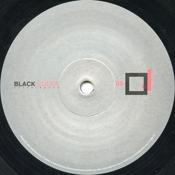 Release: Experiment 5 Remixes-Vinyl-UK-2004-BCE05, BCODES 005-318012