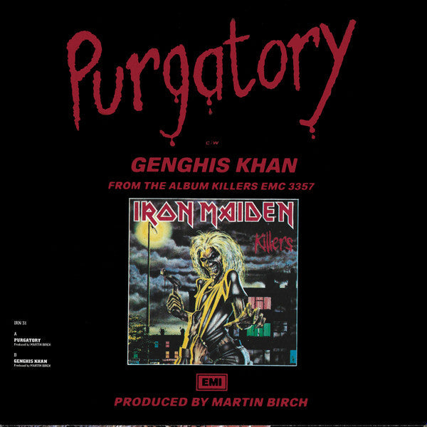 Release: Purgatory · Maiden Japan-Vinyl-UK-1990-IRN 3, IRN 31, IRN 32, 79 3979 1-381973