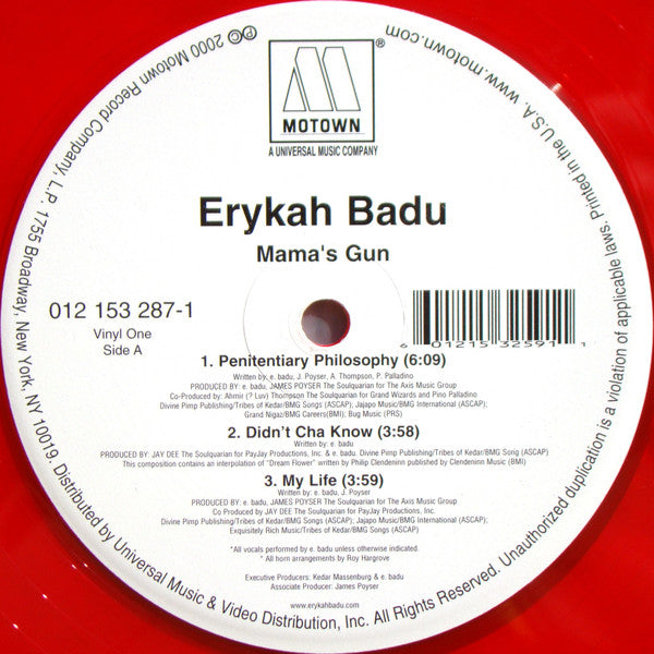 Master Release: Mama's Gun by Erykah Badu