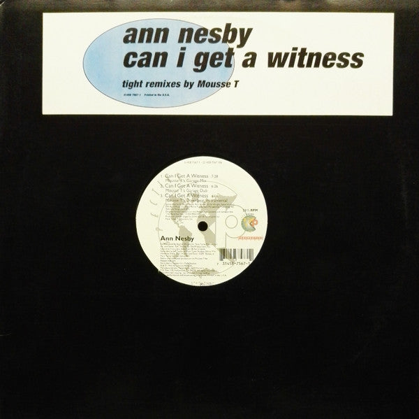 Release: Can I Get A Witness-Vinyl-US-1996-31458 7567 1-319083