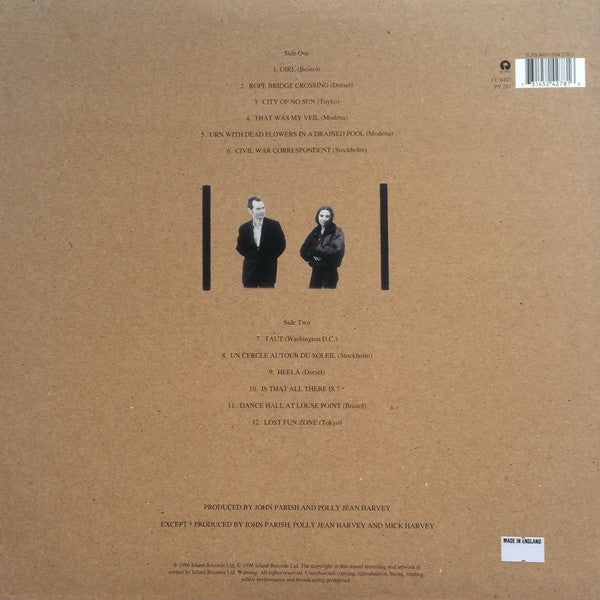 Release: Dance Hall At Louse Point-Vinyl-Europe-1996-ILPS 8051, 524 278-1-800037