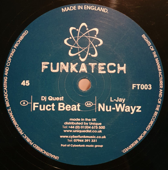 Master Release: Fuct Beat / Nu Wayz by DJ Quest